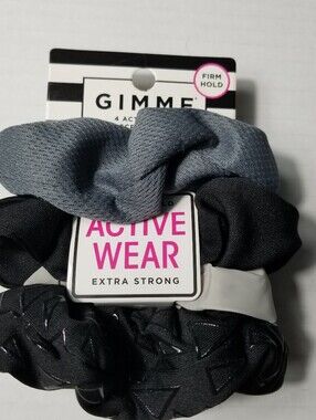 NWT GIMME 4 ACTIVEWEAR SCRUNCHIES